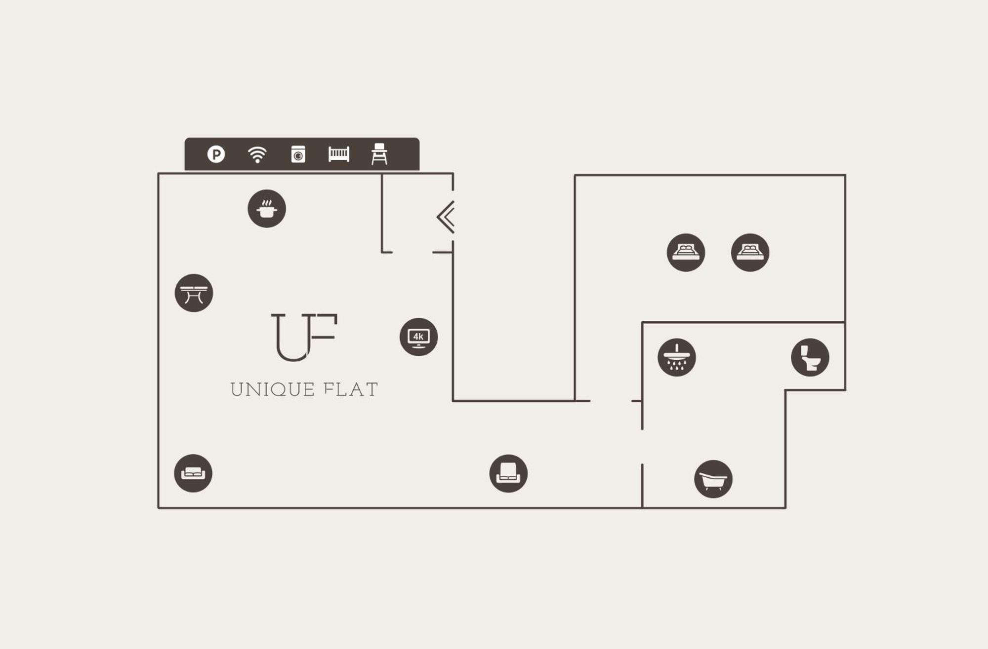 Unique Flat Διαμέρισμα Ντίσελντορφ Δωμάτιο φωτογραφία