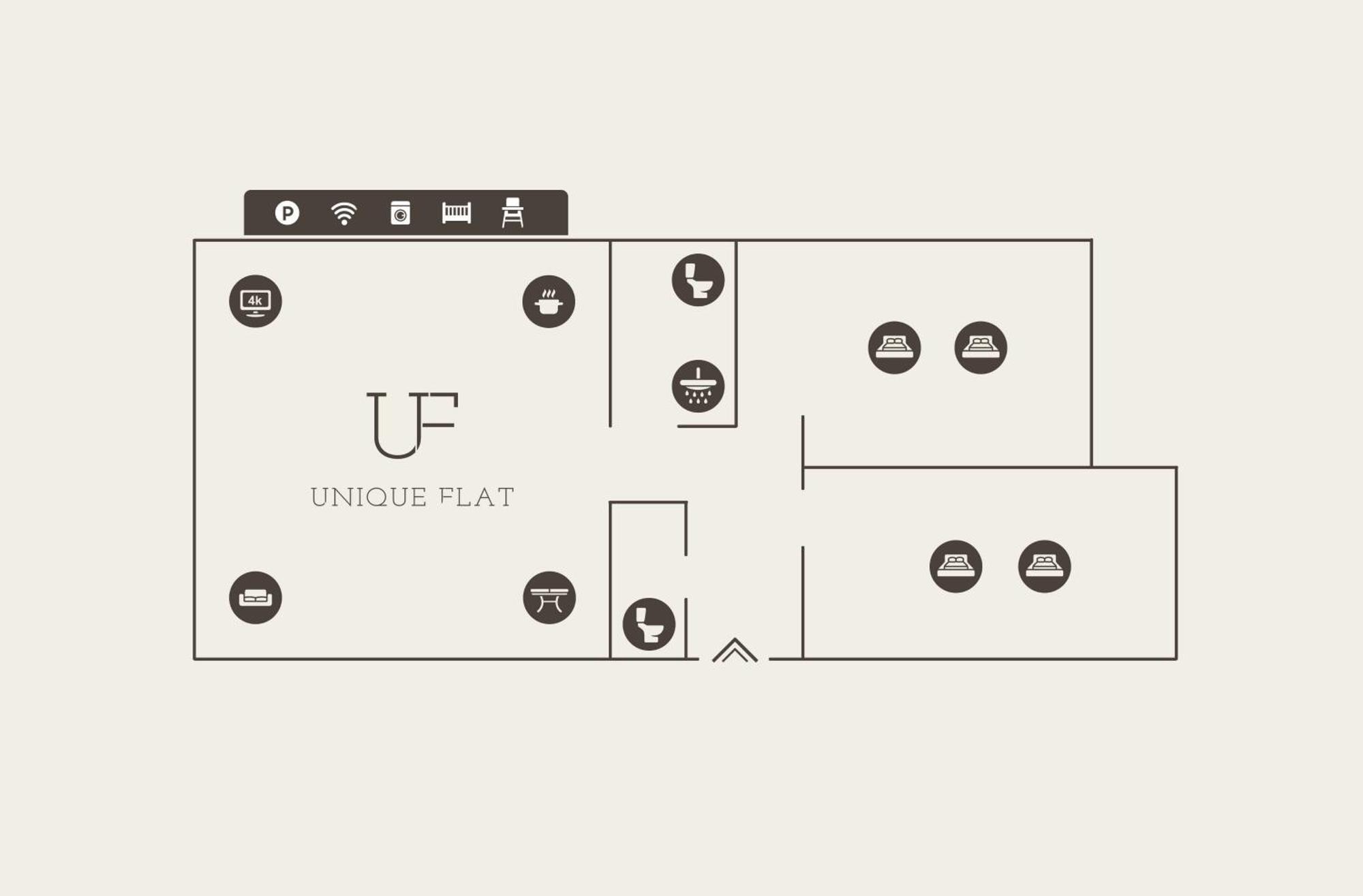 Unique Flat Διαμέρισμα Ντίσελντορφ Δωμάτιο φωτογραφία